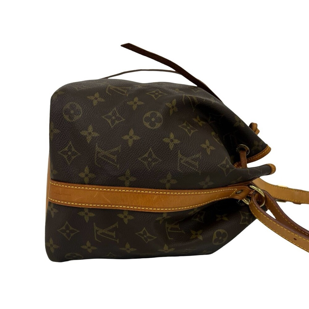 LOUIS VUITTON Authentic Vintage Brown Monogram Leather Shoulder Bag - Picture 6 of 9